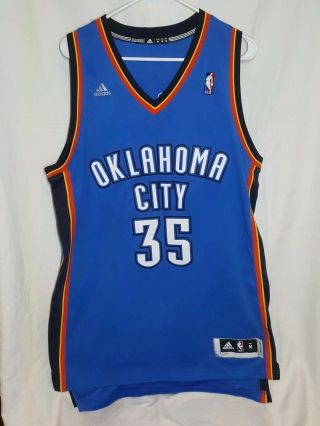 Adidas Oklahoma City Thunder Kevin Durant 35 Jersey Size Medium