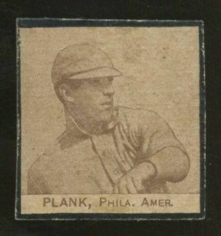 1909 W555 Strip Card Eddie Plank Philadelphia A 