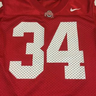 Nike Ohio State Buckeyes Football Jersey 34 Red Toddler 2T Wells Hyde 2