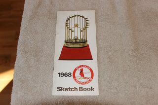 1968 St.  Louis Cardinals Baseball Media Guide