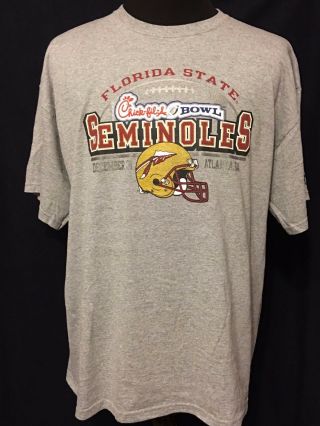 Florida State Seminoles Fsu Chick - Fil - A Bowl Ncaa College Football 2xl T - Shirt