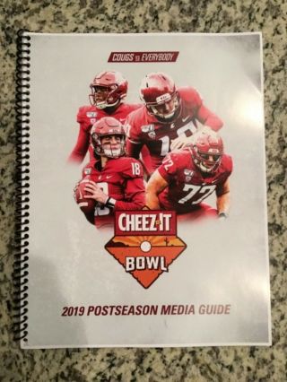 2019 Washington State Cheez - It Bowl Postseason Football Media Guide