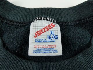 VTG Jerzees Purdue Boilermakers Train Logo Spell Out Crewneck Sweatshirt XL 3