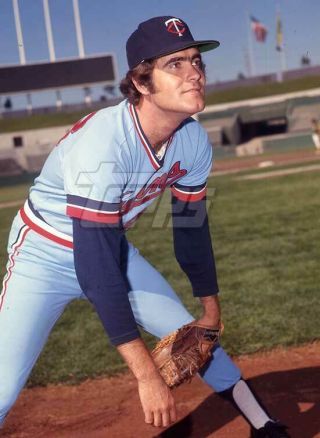 1973 Topps Baseball Color Negative.  Ray Corbin Twins