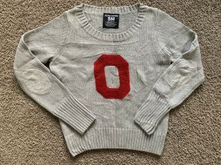 Alma Mater Women’s Size Sm The Ohio State University Sweater Pullover