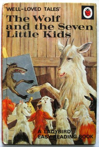 Rare Ladybird Book - The Wolf And The Seven Little Kids - 606d - 2 