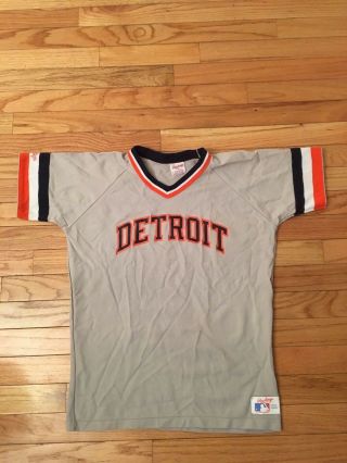 Detroit Tigers Mlb Vintage Rawlings Road Jersey Youth Size Xl