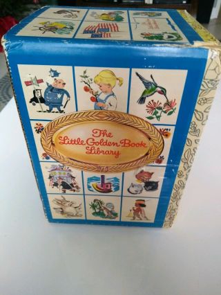 Vintage The Little Golden Book Library By Golden Press 1970s Set