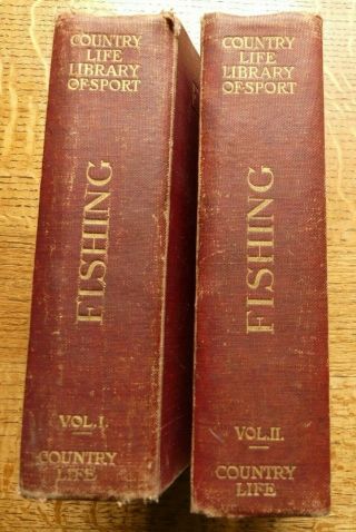 Fishing 1904 2 Vols Horace Hutchinson Country Life 1904 1st Edition (pike,  Tarpon