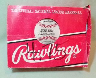 Rawlings Baseball Display Box Empty 1980 