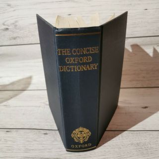 Rare Vintage " The Concise Oxford Dictionary " Year 1964 Covers.