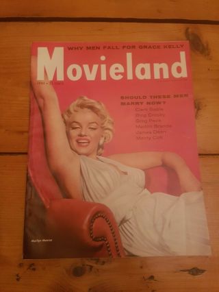Marilyn Monroe Movieland Magazines 1955 Complete - - Very Very Rare
