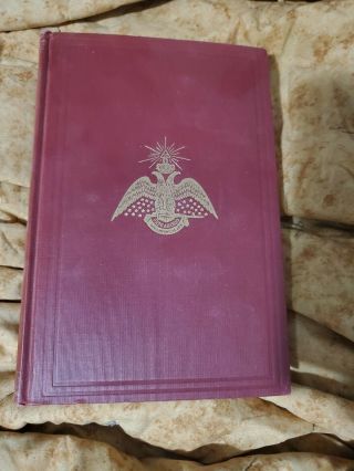1950 Morals And Dogma Scottish Rite Freemasonry Masonic Book Albert Pike Occult