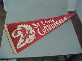 Vintage St.  Louis Cardinals Football Pennant (full Size) Early 60 