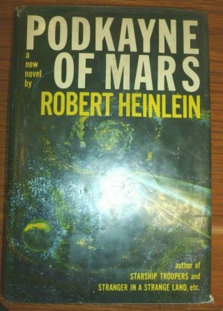 1963 Book Vintage Science Fiction Podkayne Of Mars Robert Heinlein With Jacket