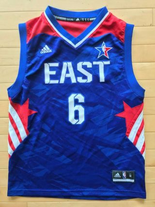 Adidas Nba 2013 All Star East Lebron James 23 Cleveland Cavs Jersey Youth Sz M