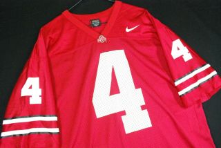 Nike Ohio State Buckeyes Football Jersey Mens Xl Authentic Osu Home Red