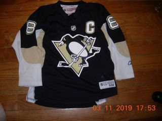 Sidney Crosby Pittsburgh Penguins Captains C,  Youth S/m Jersey,  2nd Jersey