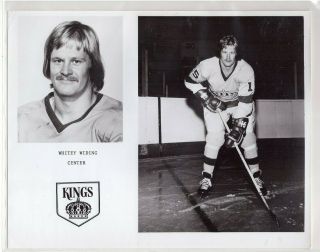 Juha Whitey Widing 1972 - 73 La Los Angeles Kings Team Issue 8x10 Photo