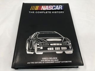 Nascar The Complete History Book - Black Hardcover - Greg Fielden -