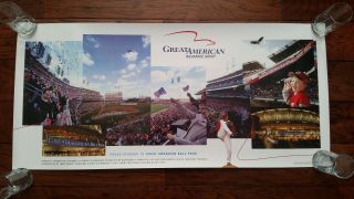 Cincinnati Reds Stadium Great American Insurance Co Poster 23 X 16 Sga