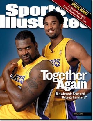June 25,  2001 Kobe Bryant Los Angeles Lakers Sports Illustrated No Label 1