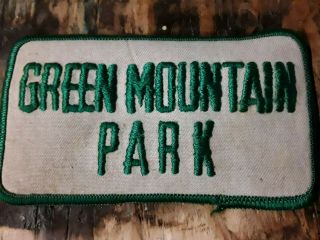 Green Mountain Race Park Patch Greyhound Dog Racing 1970s