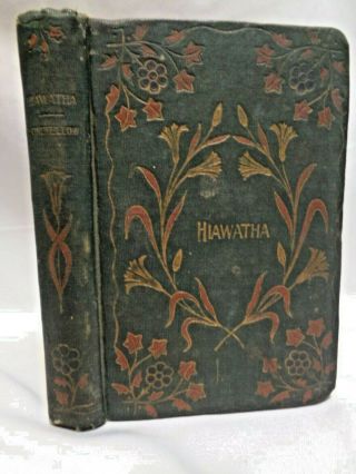 1900 Song Of Hiawatha Longfellow Pocket Book Native American Indian Illustrated