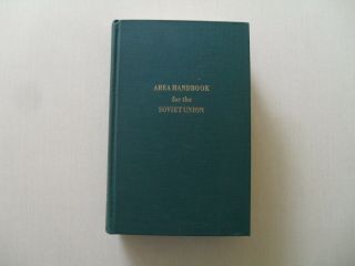 Area Handbook For The Soviet Union - U.  S.  Gov. ,  1971 - Fine - Not Xlib
