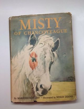 Misty Of Chincoteague W/ Marguerite Henry Signed Misty 