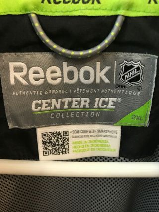 NHL Detroit Red Wings 6046A Reebok Center - Ice Kinetic Rink Jacket Full Zip XXL 3