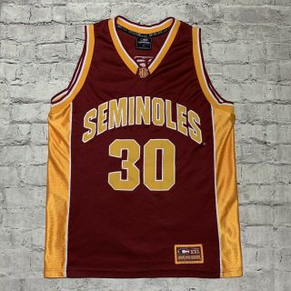 Colosseum Mens Sz Medium Florida State Seminoles Fsu Stitched Basketball Jersey