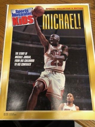 Michael Jordan Chicago Bulls 23 Sports Illustrated For Kids Special No Label