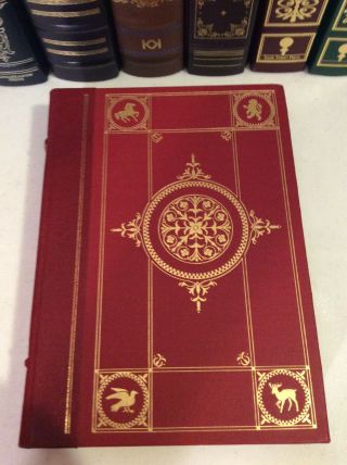 The Red Book Of Animal Stories - Andrew Lang - Franklin Library Quarter Leather