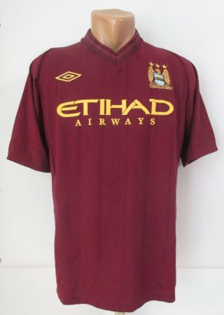 Manchester City 2012/2013 Away Football Shirt Soccer Jersey Camiseta Umbro (xl)