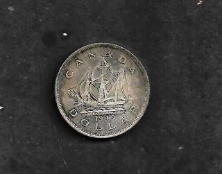Coin: Canada 1949 Canadian $1 Newfoundland Commemorative Silver Dollar George Vi