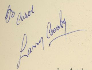 Ted Crosby,  Larry Crosby / Bing Signed 1st Edition 1937 2