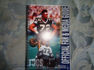 1999 Winnipeg Blue Bombers Media Guide Yearbook Cfl Canadian Football League Ad