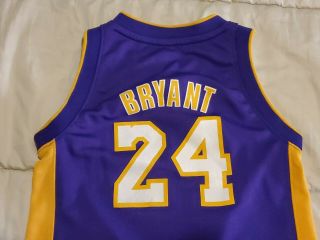NBA Los Angeles Lakers Adidas Kobe Bryant 24 Boy Kids Toddler Jersey Sz 2T 2