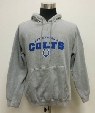 Vtg 90s Indianapolis Colts Nfl Hoodie Sweatshirt Men 