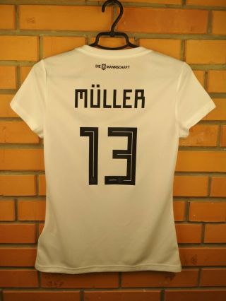 Muller Germany Soccer Jersey Small 2019 Home Shirt Bq8396 Football Adidas