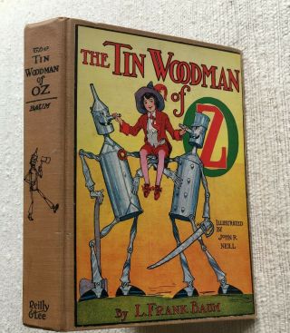 The Tin Woodman Of Oz - L.  Frank Baum - 1940s? Hb Ed - B/w Illus John R Neill