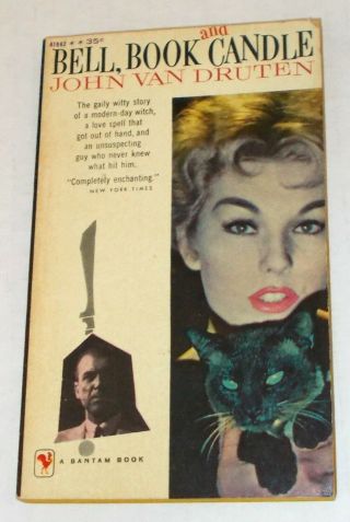 Bell Book And Candle 1958 John Van Druten Movie Tie In Bantam A1842 Paperback