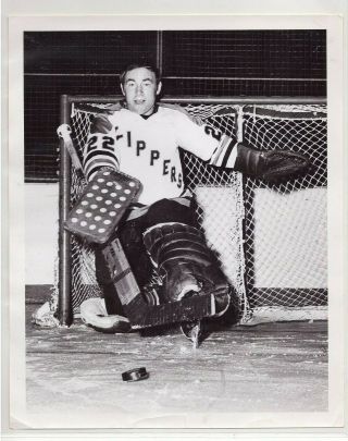 Al Smith 1969 - 70 Baltimore Clippers Ahl Team Issue 8x10 Photograph Nhl