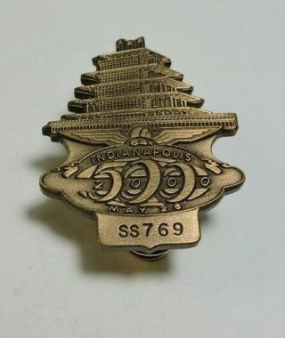 Indy 500 Bronze Pit Badge 2000