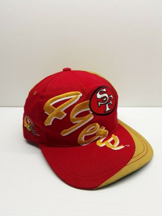 Vintage San Francisco 49ers Snapback Hat By Logo 7 Niners 90s
