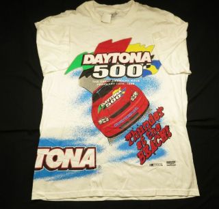 1999 Nascar Daytona 500 Thunder At The Beach White Shirt Men 