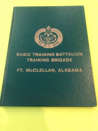 Military Yearbook : Army Training Center 1980 Ft Mcclellan Alabama