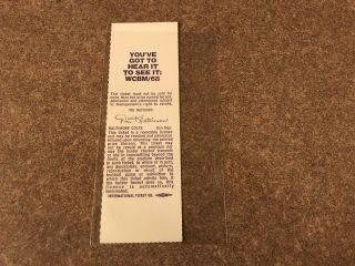 Game 5 Ticket Stub Dolphins Vs.  Colts Sunday Oct.  29th 1972 2