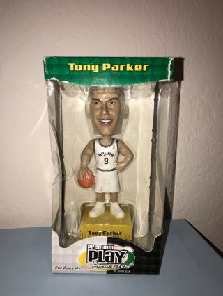 Tony Parker San Antonio Spurs Bobble Head 2002 Upper Deck Premium Play Makers❤️